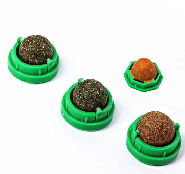 🌿🐱 Pelota de Catnip para Gatos – Diversión Natural y Saludable 🐾🎉