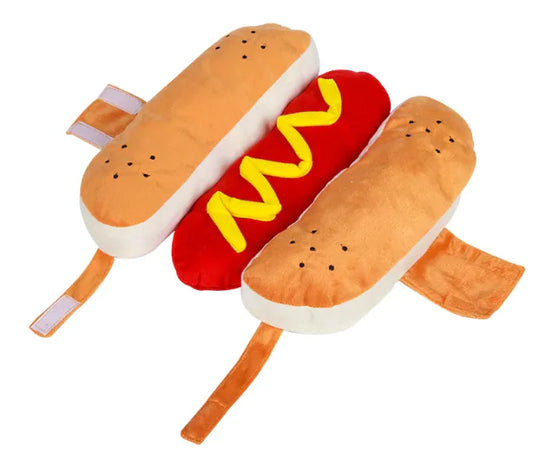 🌭🐶 Disfraz de Halloween para Mascotas – “Hot Dog” 🎃