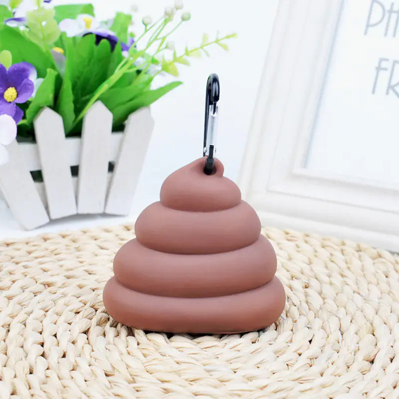 Portable Degradable Dog Poop Bag Dispenser for Pets