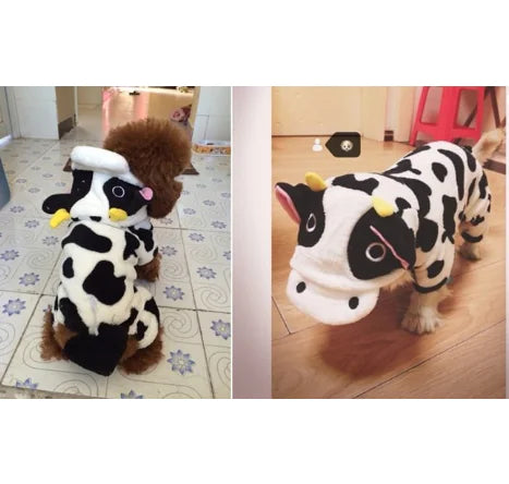 🐮🐶🐱 Disfraz para Mascotas – Estilo Vaca