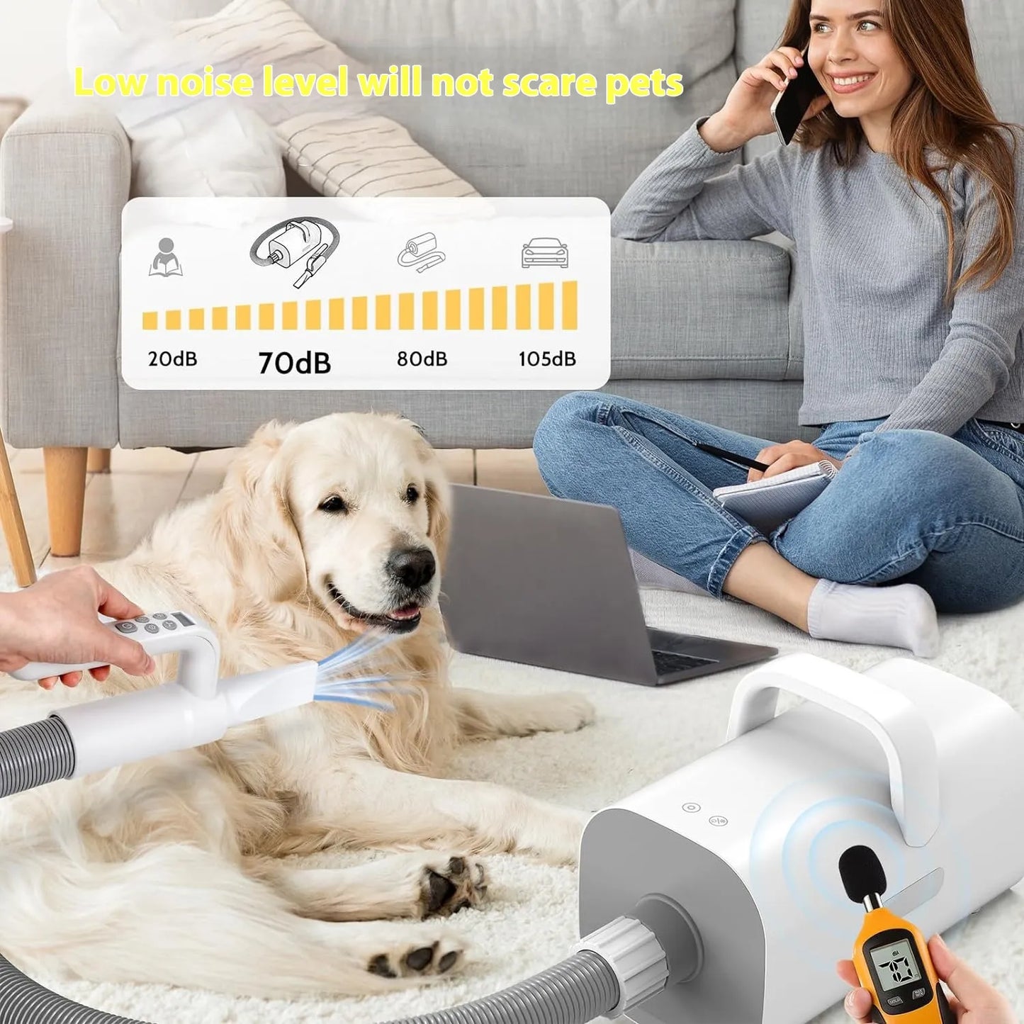 Smart Secador de Pelo Inteligente con Iones