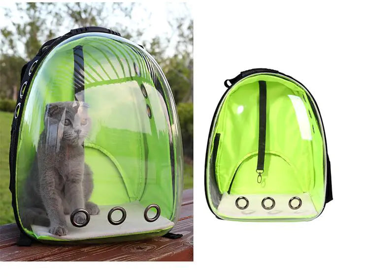 Mochila Transportadora Transparente para macotas