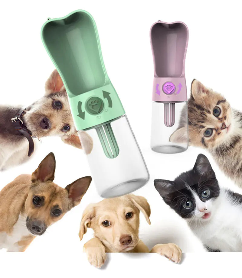 Botella Portátil de Agua 🐾💧
