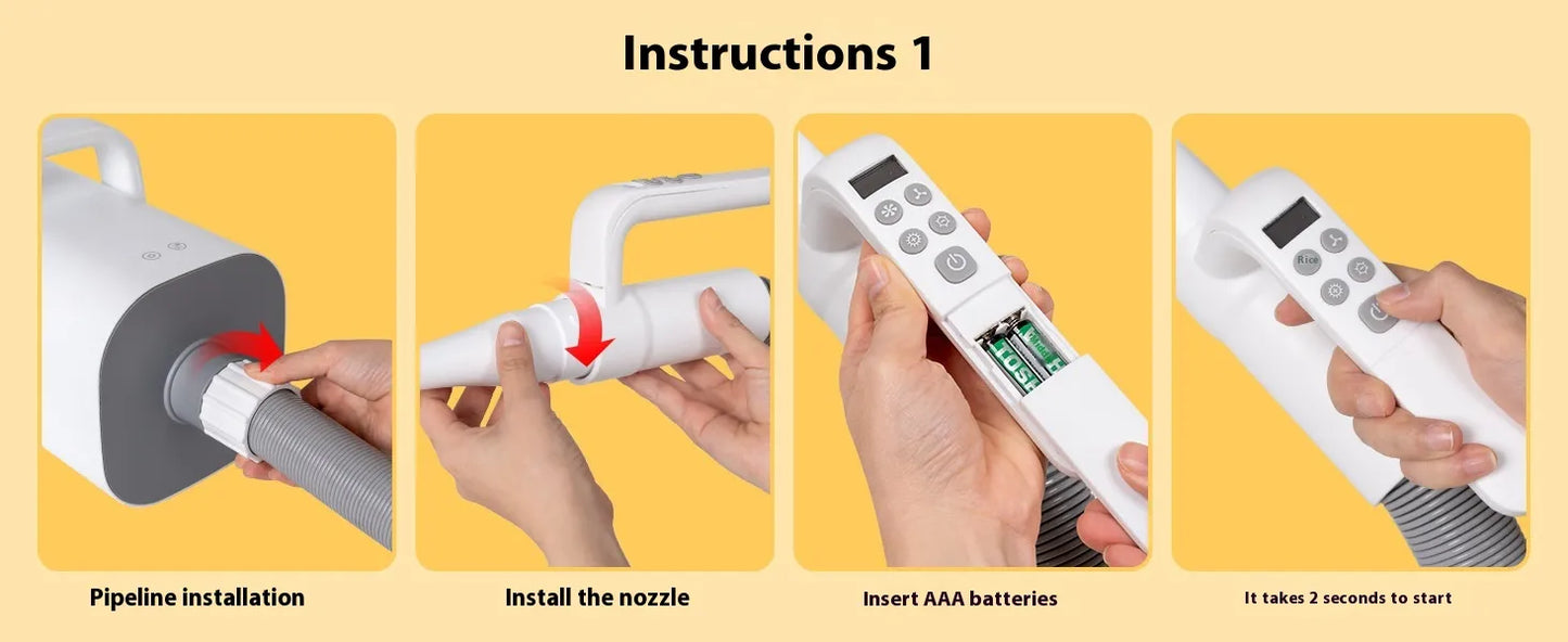 Smart Secador de Pelo Inteligente con Iones