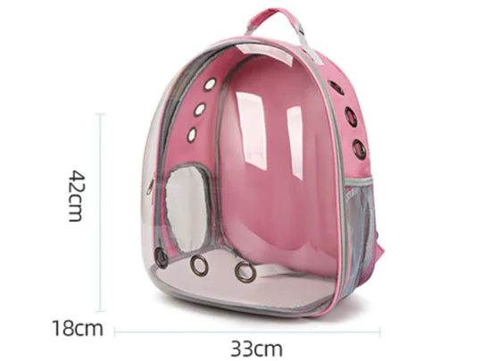 Mochila Transportadora Transparente para macotas
