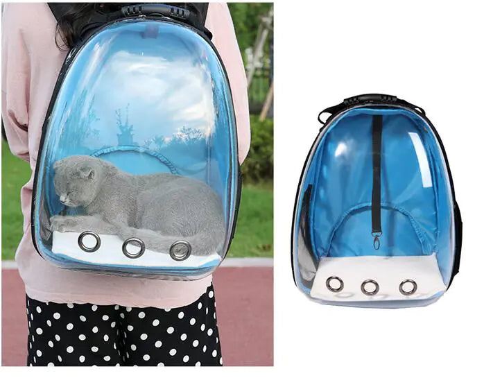 Mochila Transportadora Transparente para macotas