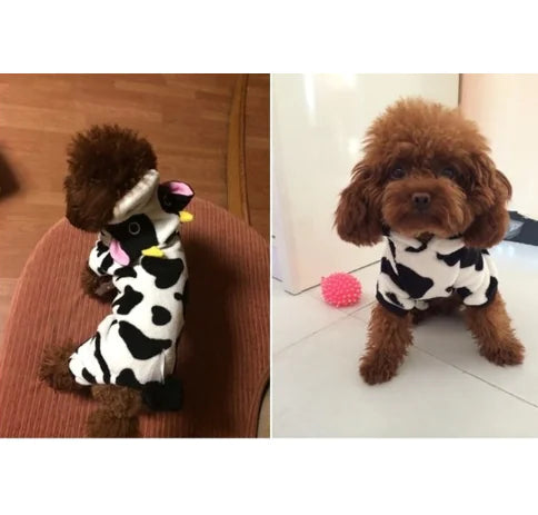 🐮🐶🐱 Disfraz para Mascotas – Estilo Vaca